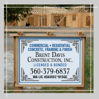Davis Construction sign